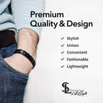 Smarter LifeStyle magnetic bracelet showcasing link details and clasp