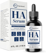 Micro Ingredients hyaluronic acid serum bottle front view