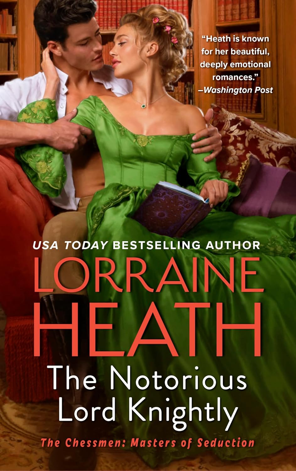 Lorraine Heath The Notorious Lord Knightly book cover front view featuring authentic Regency romance artwork.