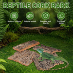 Nolitoy reptile habitat cork bark hideout for lizards and snakes