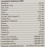 Oasis orange flavored bird probiotic supplement packaging details