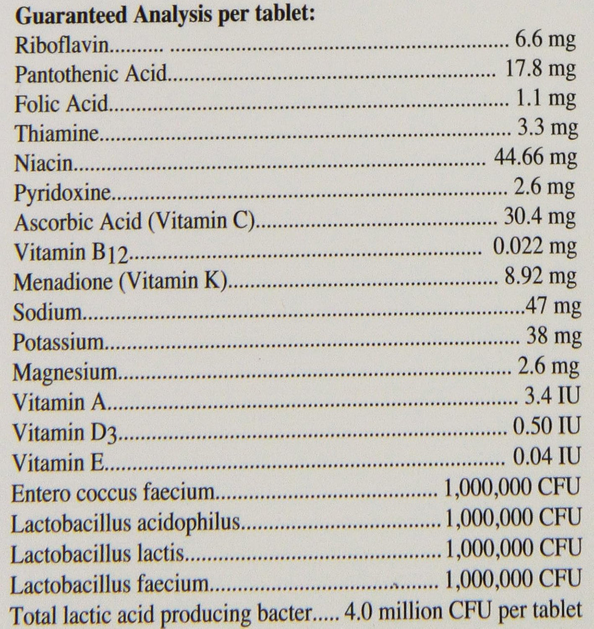 Oasis orange flavored bird probiotic supplement packaging details