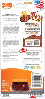 Nylabone Power Chew Basted Blast Dog Chew Toy, Bacon & Steak Flavor | X-large, durable dog toys for aggressive chewers, long lasting, discourages destructive chewing, for dogs 50+ lbs - Image 11