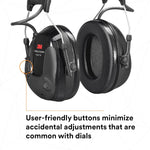 3M PELTOR ProTac III headset dual-shell protective construction