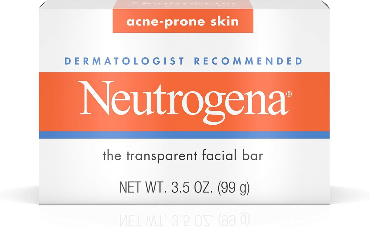Neutrogena Original Amber Bar Facial Cleansing Bar with Glycerin, Clean-Rinsing, Transparent Face Soap, Free of Harsh Detergents, & Dyes, 3.5 oz - Image 14