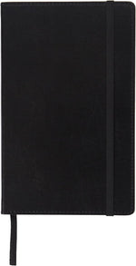 C.R. Gibson black bonded leather journal front view