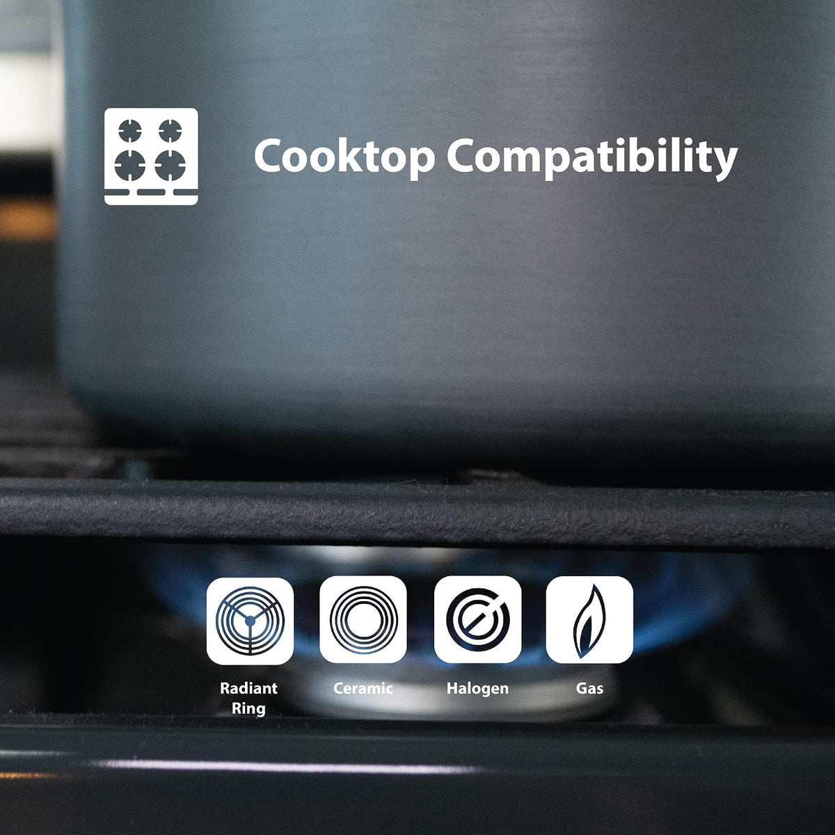 Swiss Diamond nonstick cookware interior surface close up