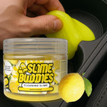 Slime Buddies Car Cleaning Gel Putty front view jar for interior detailing