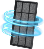 Orosaur replacement air filter installed orientation view