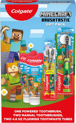 Colgate Kids Bluey Toothbrush and Kids Toothpaste Gift Set, Includes Bluey-Themed Battery Toothbrush, 2 Bubblegum Flavored Fluoride Toothpastes, and 2 Manual Toothbrushes - Image 11