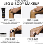 Dermablend body makeup packaging box and tube