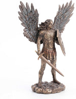 Veronese Design Saint Michael Archangel Statue side profile with wings