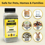 Non toxic urine odor neutralizer for multi cat households product packaging
