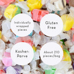 Sweet Candy Company old fashioned gourmet taffy packaging back view