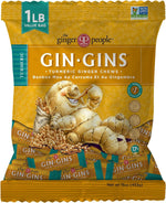 GIN GINS Original Ginger Chews - Natural Fresh Ginger Candy by The Ginger People - Individually Wrapped Healthy Candy - Original Flavor - Large 1 lb Bag (16oz) - Pack of 1 - Image 12