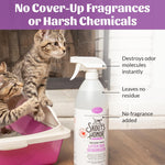 Skout's Honor pet pheromone eliminator and litter box refresher bottle angle view