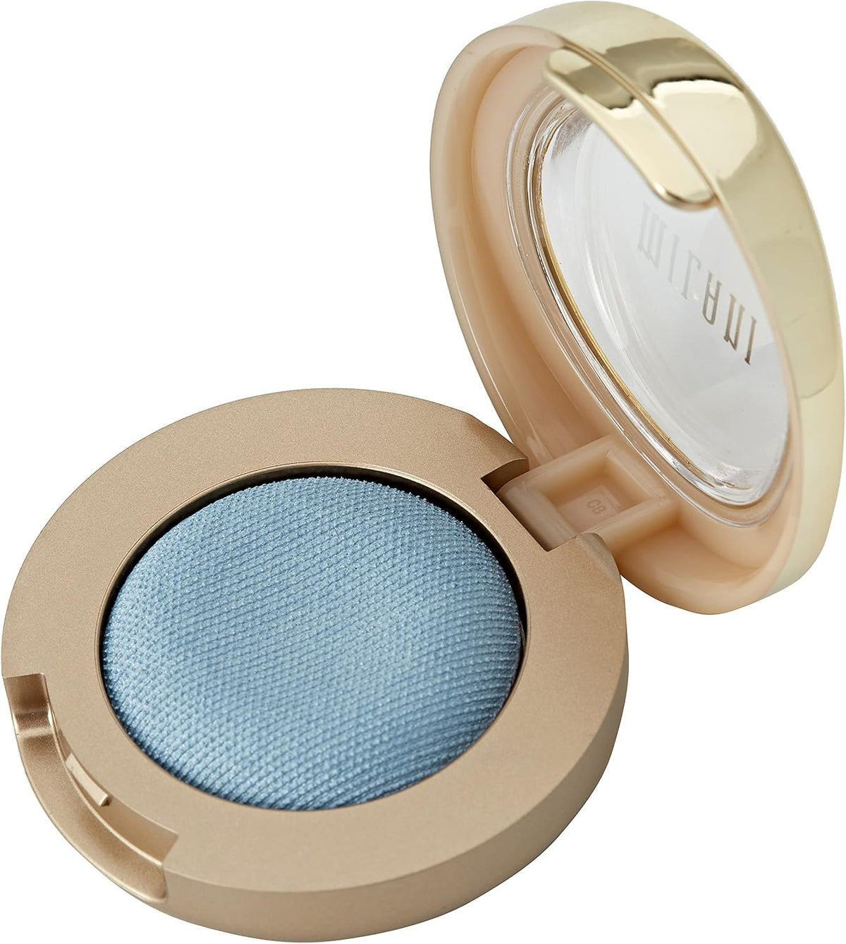 Milani Bella Sky eyeshadow gold compact open showing gel powder texture