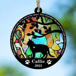 Alpadil And Co cat loss sympathy gift hanging on a tree