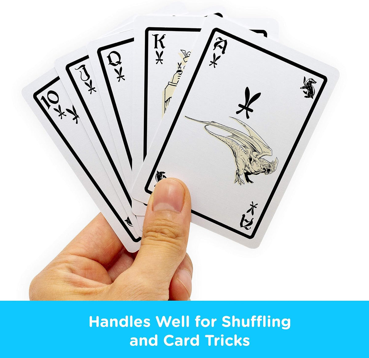 Aquarius Harry Potter playing cards face cards layout
