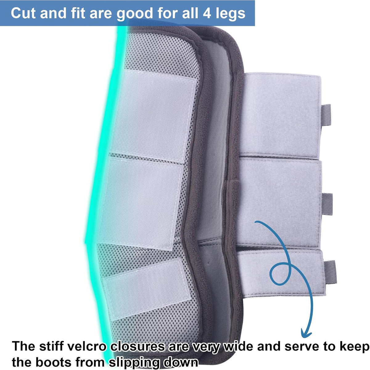 LEA FOREST equine leg wraps set of four