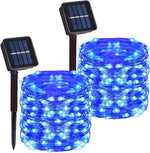 2 Pack Solar Copper Wire String Lights, 66 Ft 200 LEDs Warm White Outdoor | IP65 Waterproof, 8 Lighting Modes, Auto Dusk-to-Dawn, 10-12 Hour Runtime, Garden Patio Yard - Image 13