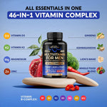 Nutraharmony Multivitamin for Men capsule size and texture display