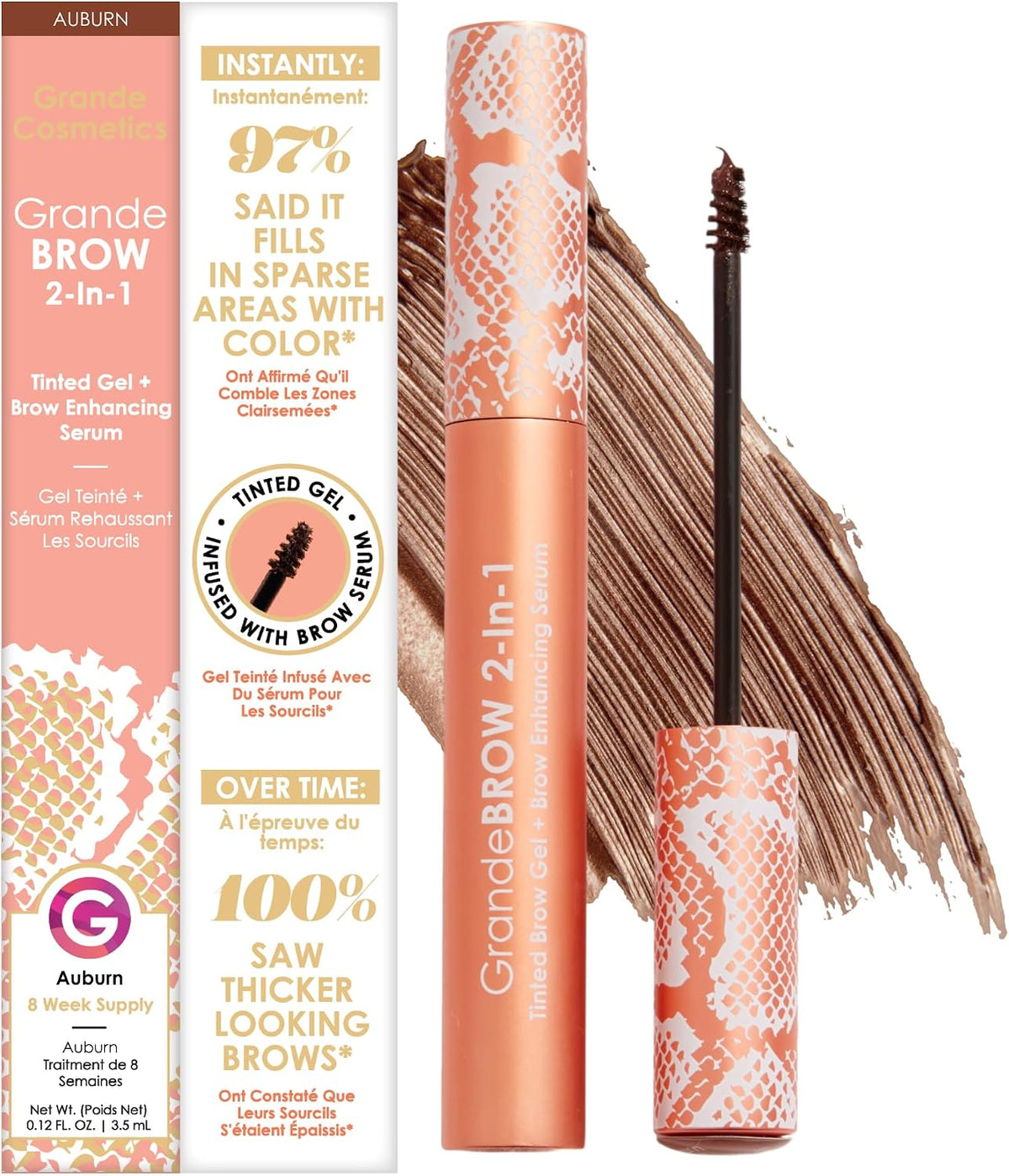 Grande Cosmetics GrandeBROW lifestyle product presentation view