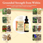 Kan Essentials Ba Wei Di Huang Wan traditional Chinese veterinary medicine bottle view