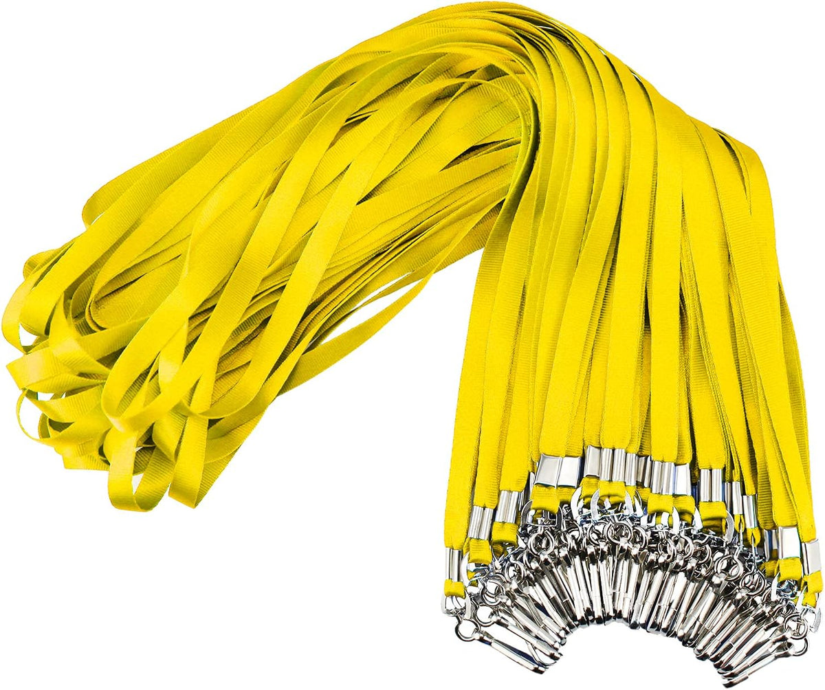Korty bulk lanyards yellow front view