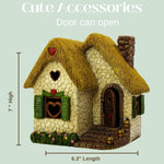 PRETMANNS 7 inch fairy cottage outdoor garden display