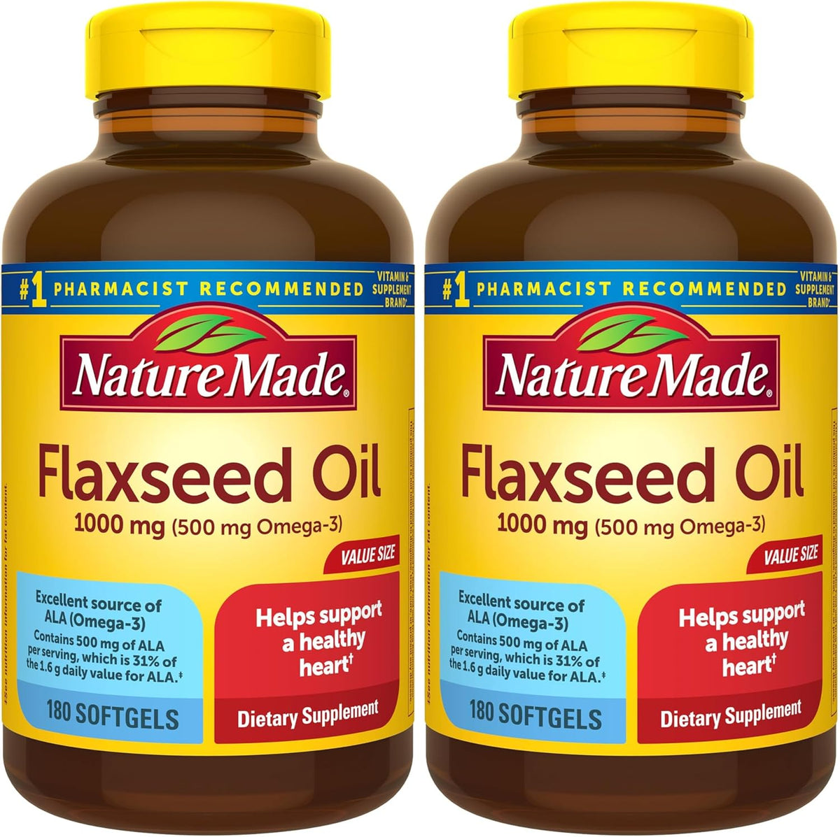 Nature Made 1000 milligram softgels lifestyle product shot