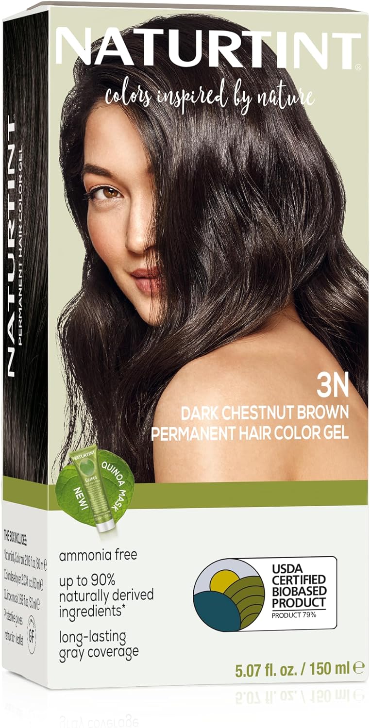 Naturtint 3N Dark Chestnut Brown hair color front packaging view