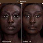 Full coverage matte concealer tube showing the unique diamond shaped applicator tip
