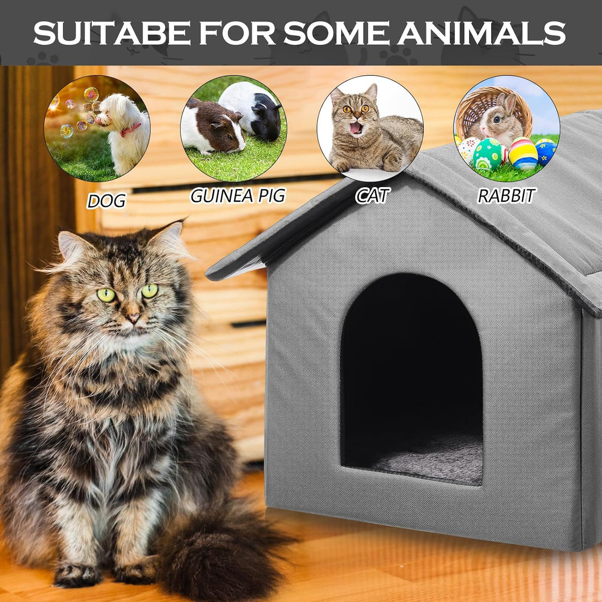 Multi layered self heating thermal cat pad close up