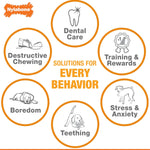 Nylabone Strong Chew Rubber Peanut Treat Toy, Peanut Butter Flavor, Medium | Natural rubber, durable chew toys, long lasting, durable material, encourages healthy chewing, for dogs up to 35 lbs - Image 10