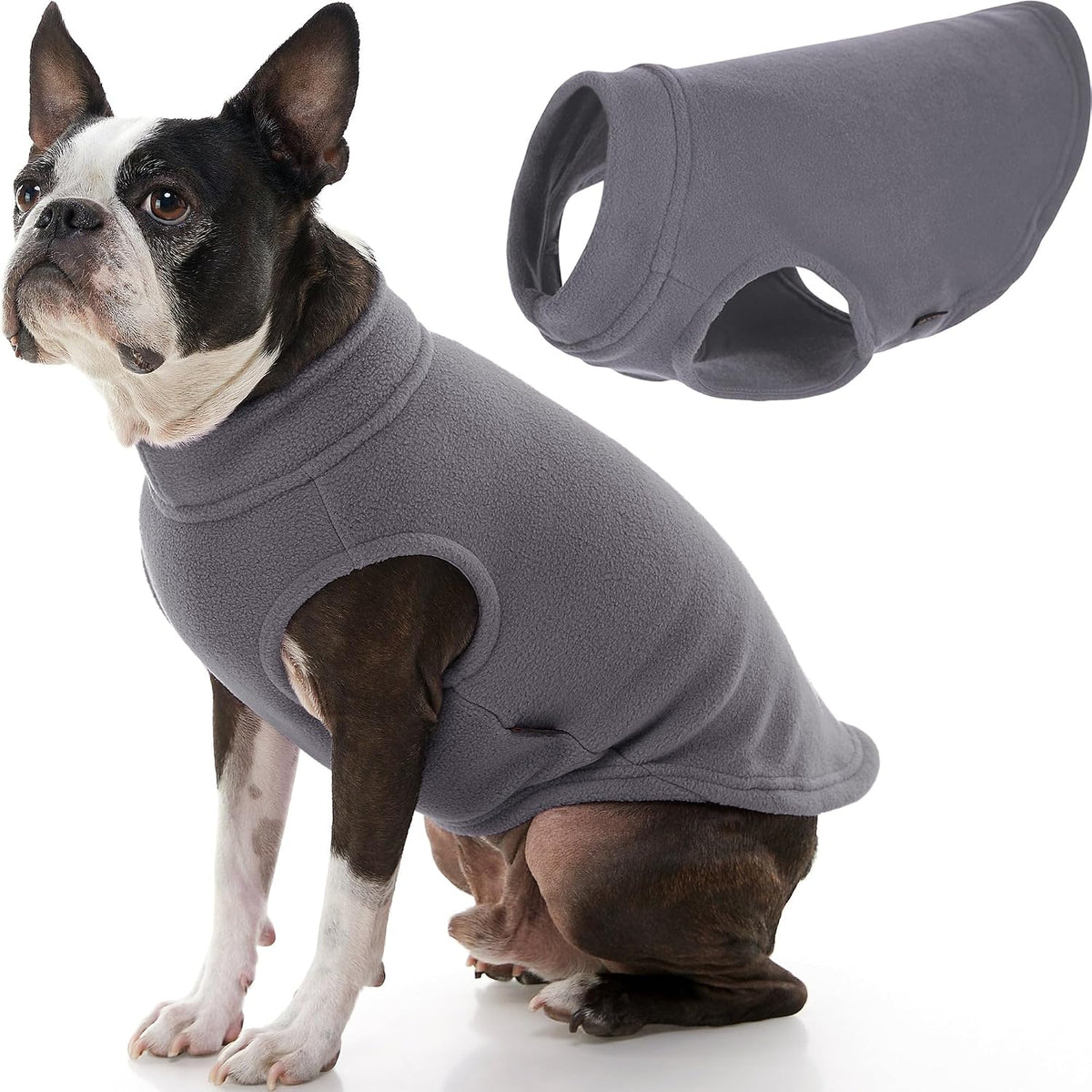 Gooby - Stretch Fleece Vest, Pullover Fleece Vest Jacket Sweater for Dogs, Lavender, Medium - Image 10
