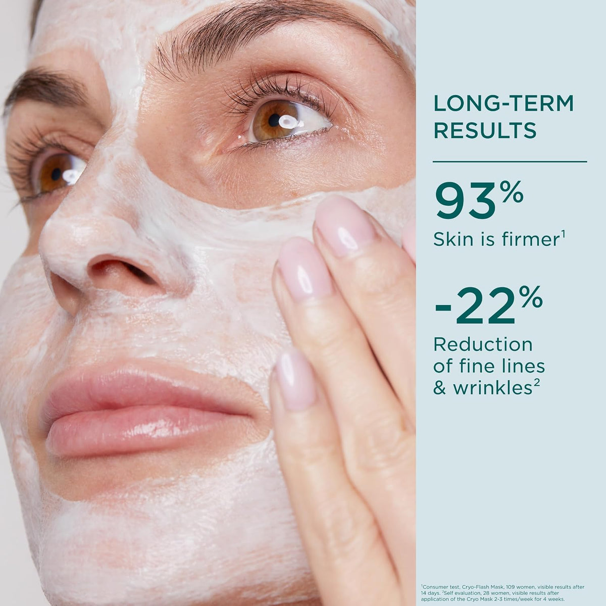 Clarins Cryo-Flash Face Mask ingredient highlights and botanical extracts
