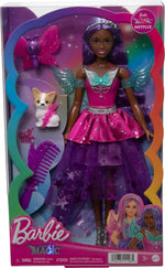 Barbie Brooklyn doll back view showing extra long fantasy hair
