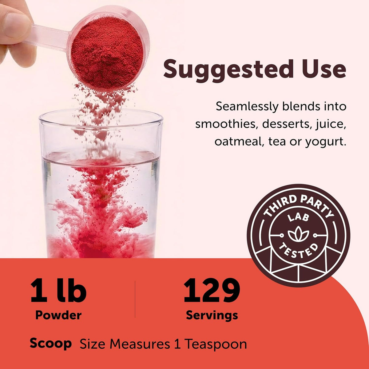 Micro Ingredients Organic Beet Root Juice Powder Fine Texture Close Up