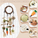 Bissap small animal chew ring with grapevine wreaths and herbal snack elements
