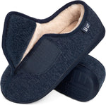 LongBay Womens Adjustable Slippers Memory Foam Cozy Wide Diabetic House Shoes Edema Orthopedic Neuropathy Indoor Outdoor - Image 11
