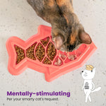 Catstages interactive cat feeding mat with details