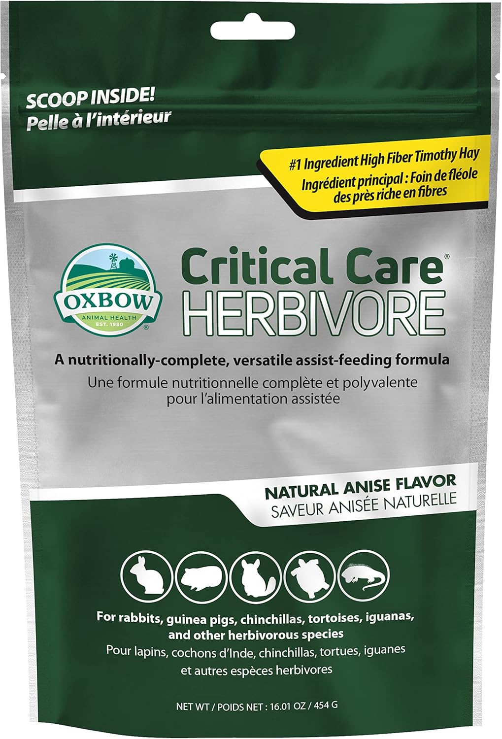 Oxbow Critical Care Herbivore, Emergency Guinea Pig Food, Rabbit Food for Recovery, Natural Apple Banana Flavor, Critical Care for Guinea Pig Emergency Kit, Made in USA, 141 Grams - Image 6
