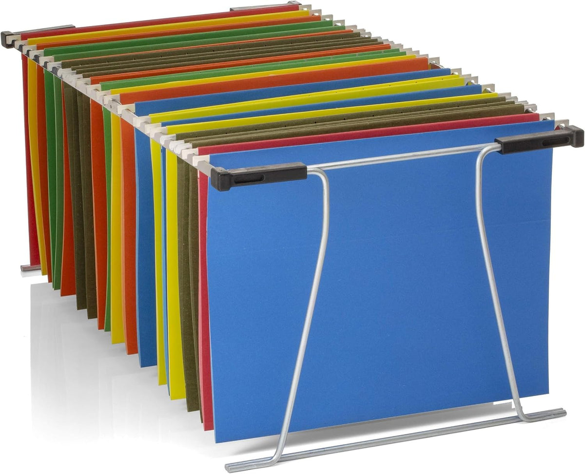 Officemate Universal Hanging File Frame, Letter and Legal Size, Rails 24 to 27, Steel, 1 Set (91966) - Image 9
