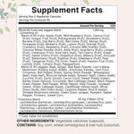 Micro Ingredients supplement ingredients label close up