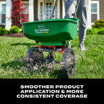 Scotts Turf Builder EdgeGuard Mini Broadcast Spreader rate control dial