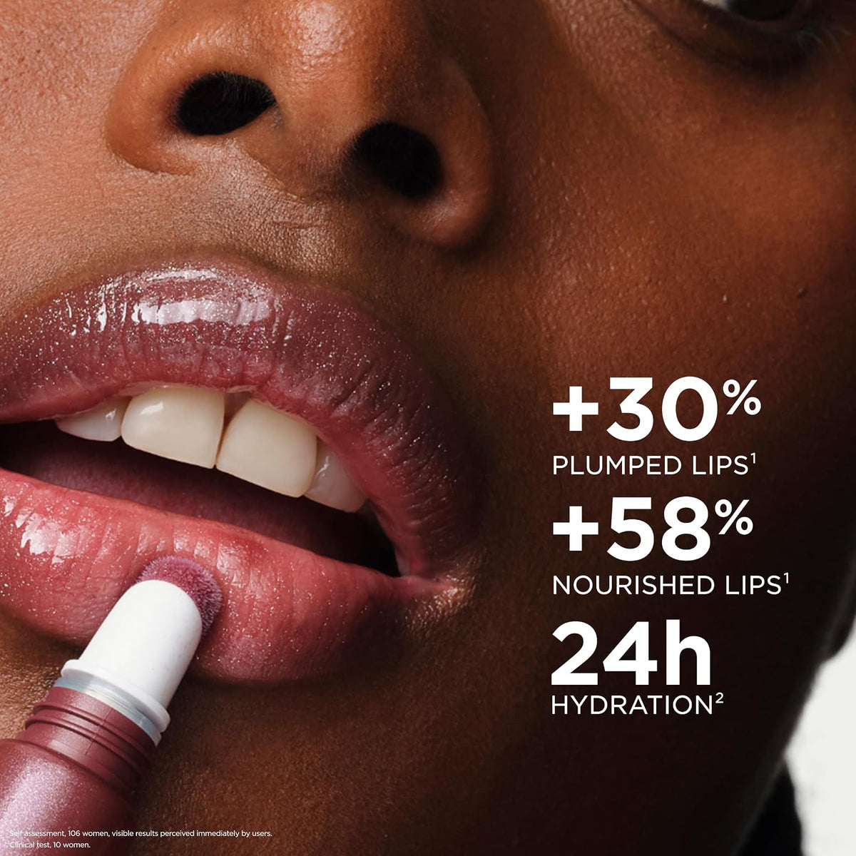 Clarins Lip Perfector texture and swatch view