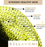 Bellanomi 45 inch long back scrubber in use