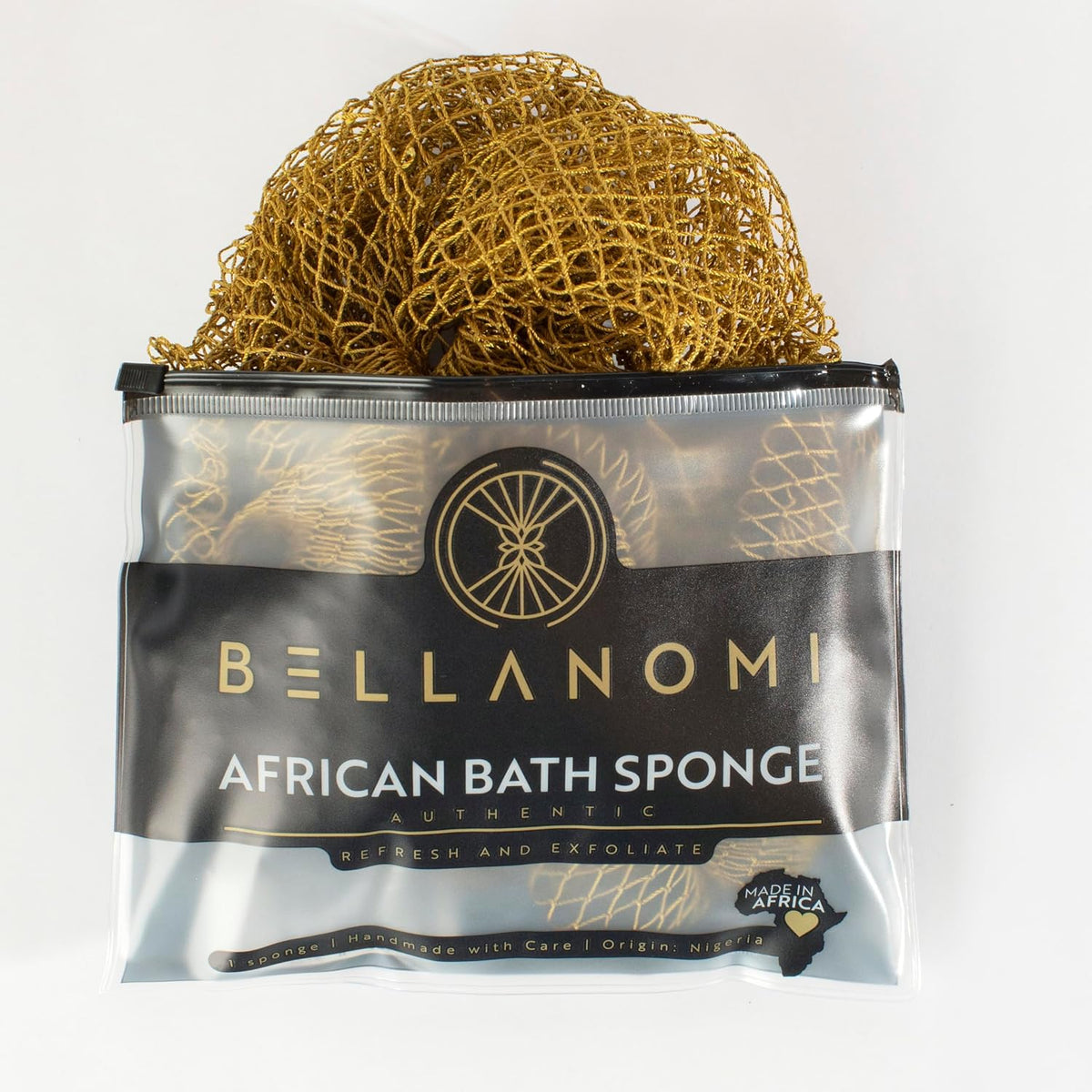 BELLANOMI African Exfoliating Net Sponge, Authentic, Ethically sourced from Nigeria, 45 inches Long, Back Scrubber for Daily use (Keylime) - Image 12