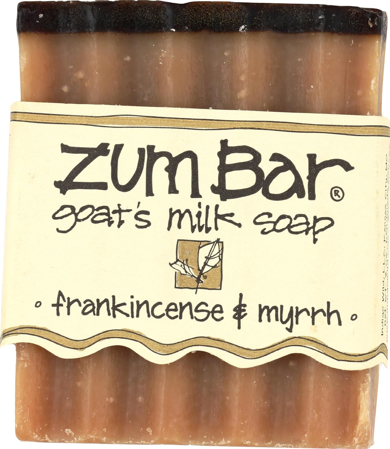 Zum Frankincense And Myrrh Goat Milk Soap Bar front packaging view
